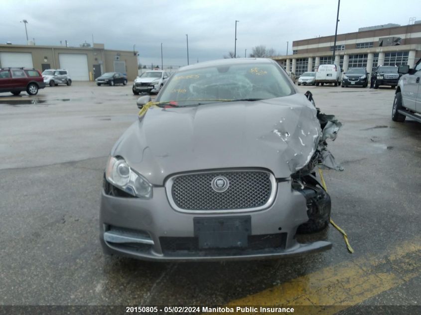 2010 Jaguar Xf VIN: SAJXA0GB7ALR50702 Lot: 20150805