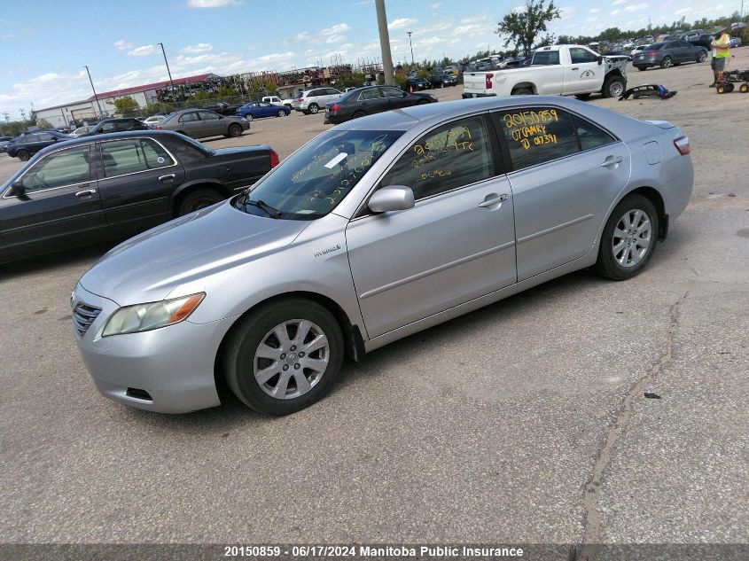 2007 Toyota Camry Hybrid VIN: JTNBB46K473017391 Lot: 20150859