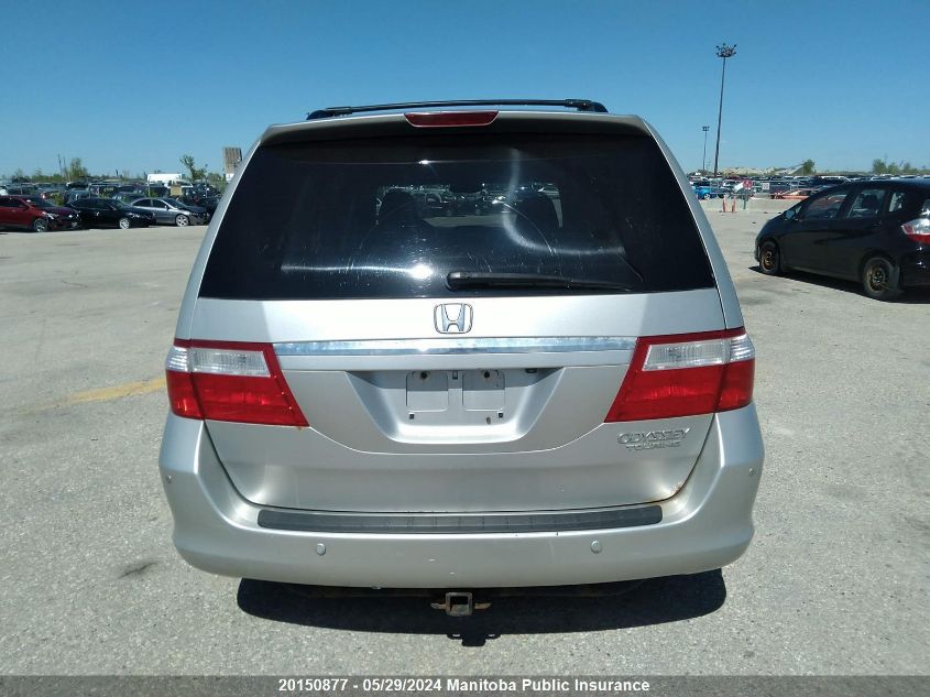 2005 Honda Odyssey Touring VIN: 5FNRL38885B500491 Lot: 20150877