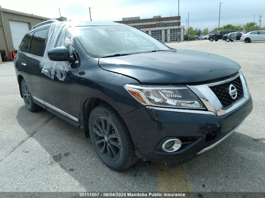 2014 Nissan Pathfinder Sl VIN: 5N1AR2MM3EC673790 Lot: 20151007