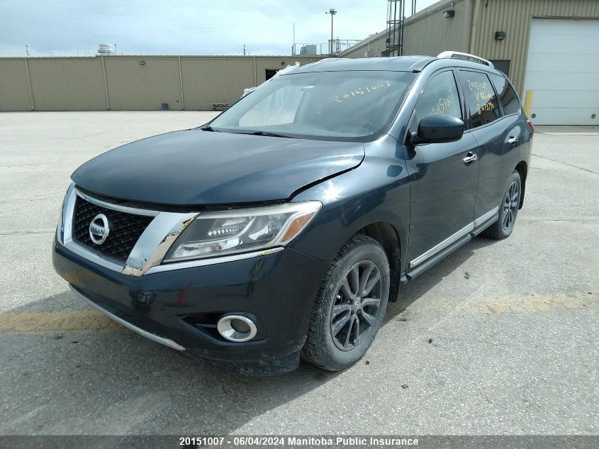 2014 Nissan Pathfinder Sl VIN: 5N1AR2MM3EC673790 Lot: 20151007