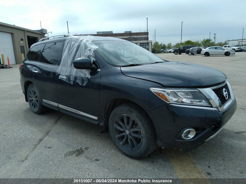 2014 Nissan Pathfinder Sl VIN: 5N1AR2MM3EC673790 Lot: 20151007