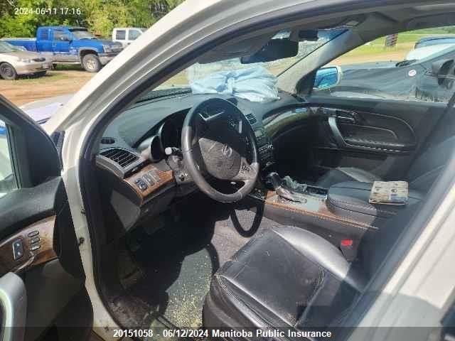 2013 Acura Mdx VIN: 2HNYD2H20DH001234 Lot: 20151058