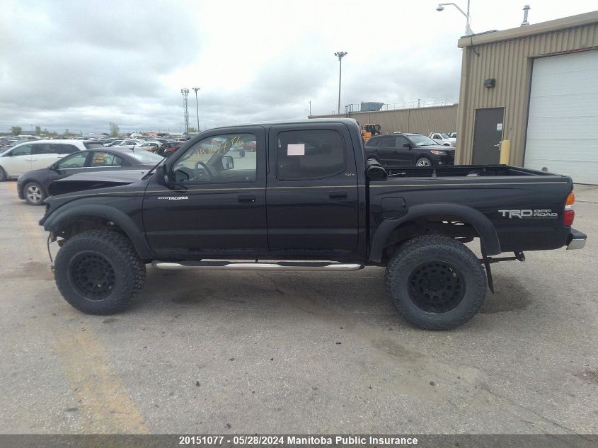 2003 Toyota Tacoma Double Cab V6 VIN: 5TEHN72N33Z152817 Lot: 20151077