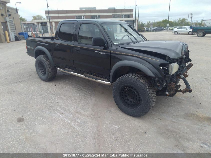 2003 Toyota Tacoma Double Cab V6 VIN: 5TEHN72N33Z152817 Lot: 20151077