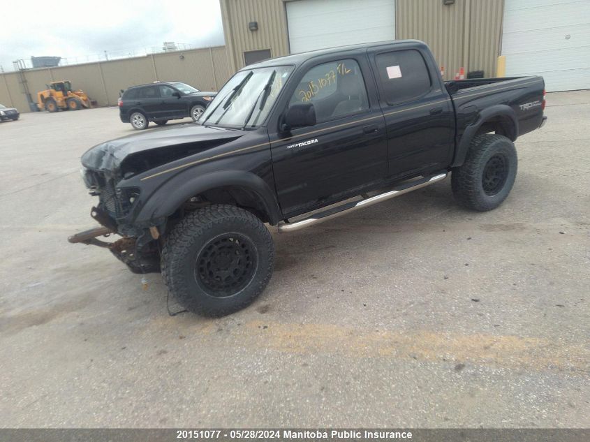 2003 Toyota Tacoma Double Cab V6 VIN: 5TEHN72N33Z152817 Lot: 20151077