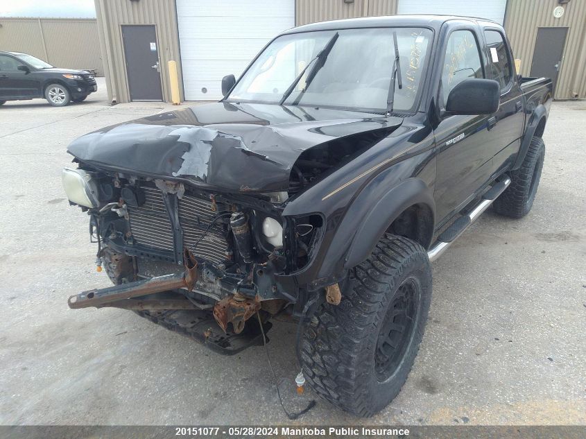 2003 Toyota Tacoma Double Cab V6 VIN: 5TEHN72N33Z152817 Lot: 20151077