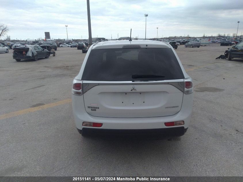 2014 Mitsubishi Outlander Se VIN: JA4JZ3AX2EZ603827 Lot: 20151141