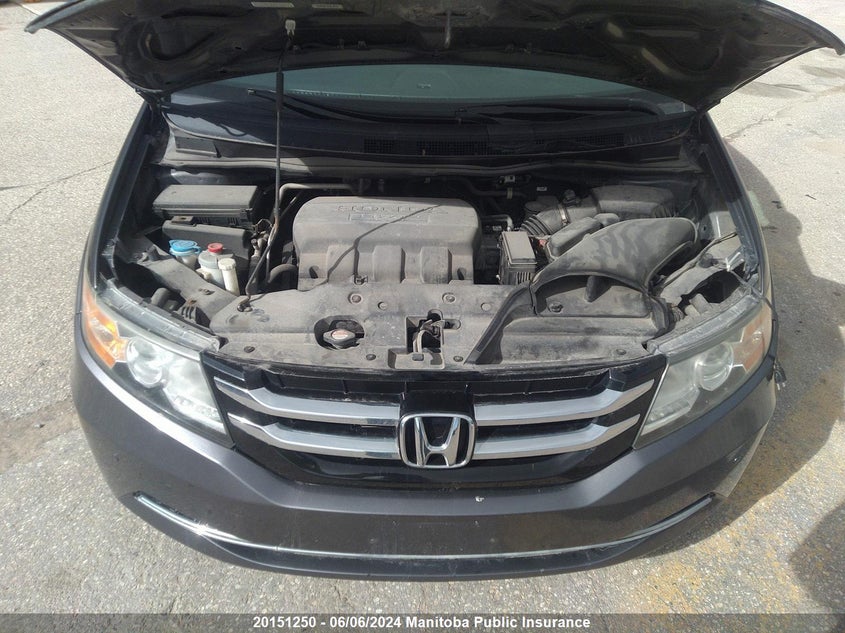 2014 Honda Odyssey Ex-L VIN: 5FNRL5H62EB503624 Lot: 20151250