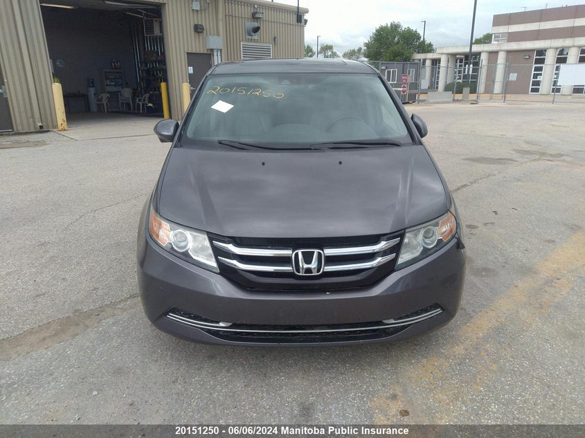 2014 Honda Odyssey Ex-L VIN: 5FNRL5H62EB503624 Lot: 20151250