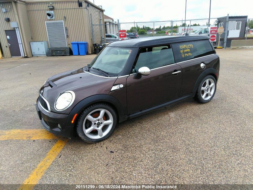 2009 Mini Cooper S Clubman VIN: WMWMM33579TP90193 Lot: 20151299