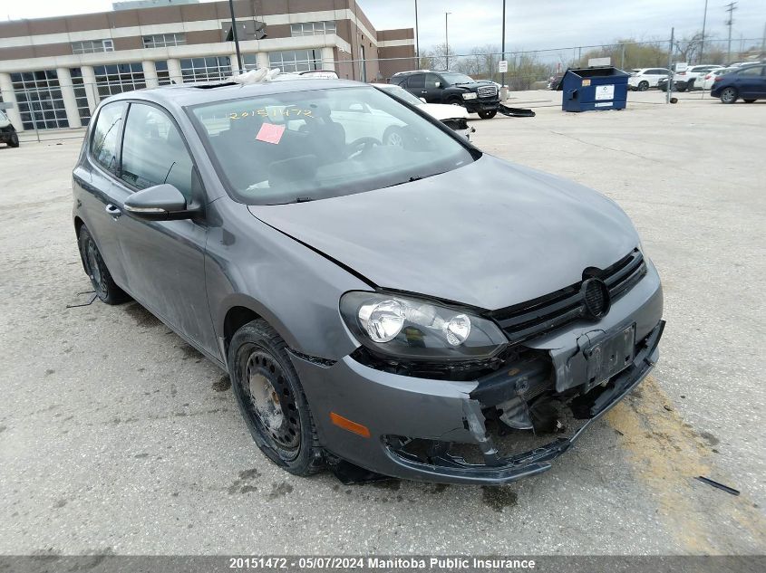 2010 Volkswagen Golf 2.5 VIN: WVWBA7AJ7AW247293 Lot: 20151472