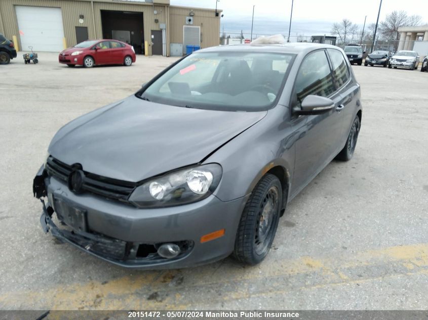 2010 Volkswagen Golf 2.5 VIN: WVWBA7AJ7AW247293 Lot: 20151472