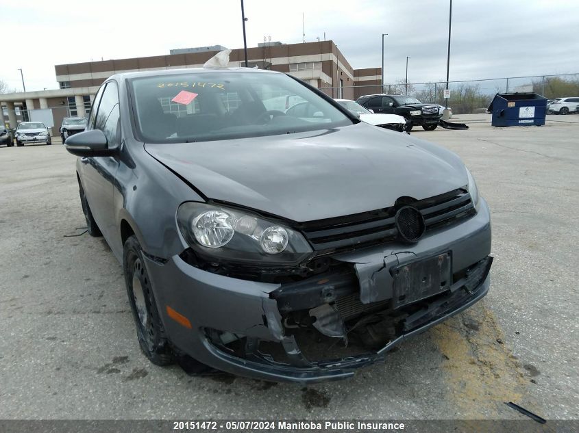 2010 Volkswagen Golf 2.5 VIN: WVWBA7AJ7AW247293 Lot: 20151472