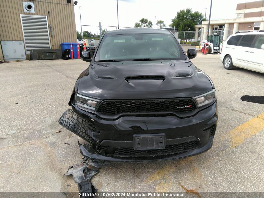 2021 Dodge Durango Gt VIN: 1C4RDJDG3MC610097 Lot: 20151570