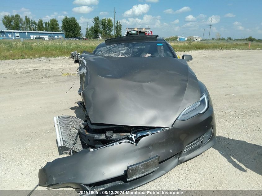 2016 Tesla Model S 75D VIN: 5YJSA1E2XGF156743 Lot: 20151605