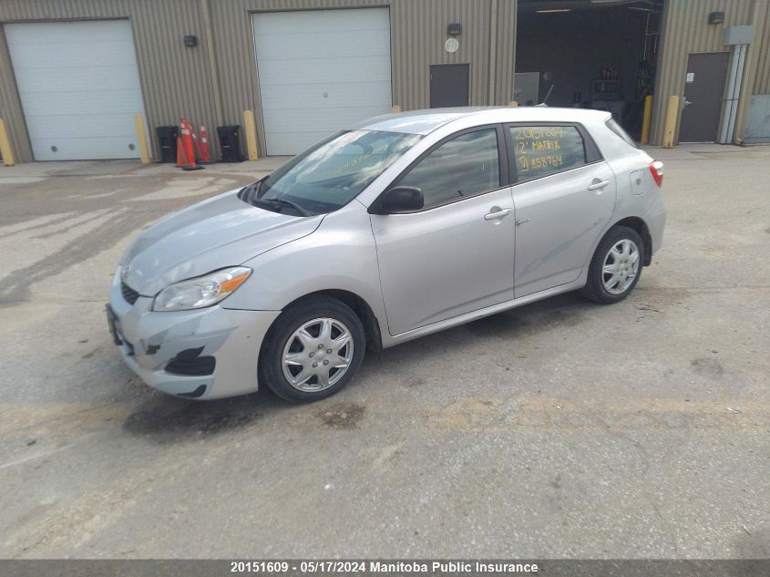 2012 Toyota Matrix VIN: 2T1KU4EE9CC858764 Lot: 20151609