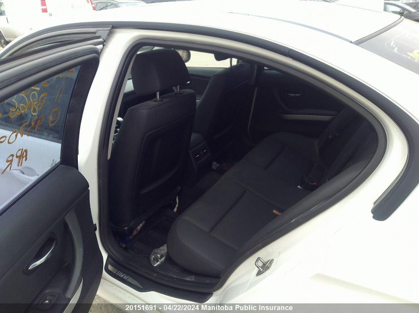 2011 BMW 323I VIN: WBAPG7C54BA937096 Lot: 39241501