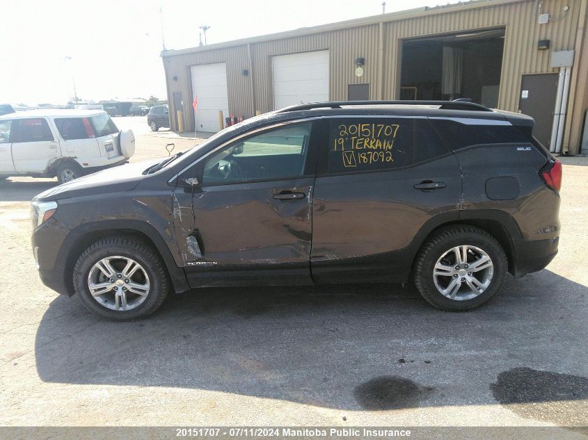 2019 GMC Terrain Sle VIN: 3GKALMEV7KL187092 Lot: 20151707