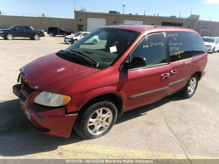 2003 Dodge Caravan Se VIN: 1D4GP25RX3B255621 Lot: 20151778