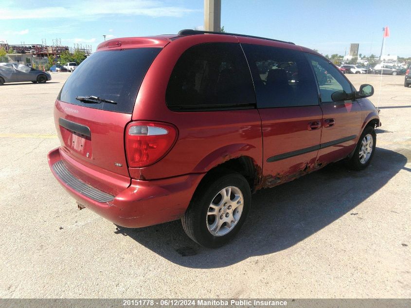 2003 Dodge Caravan Se VIN: 1D4GP25RX3B255621 Lot: 20151778