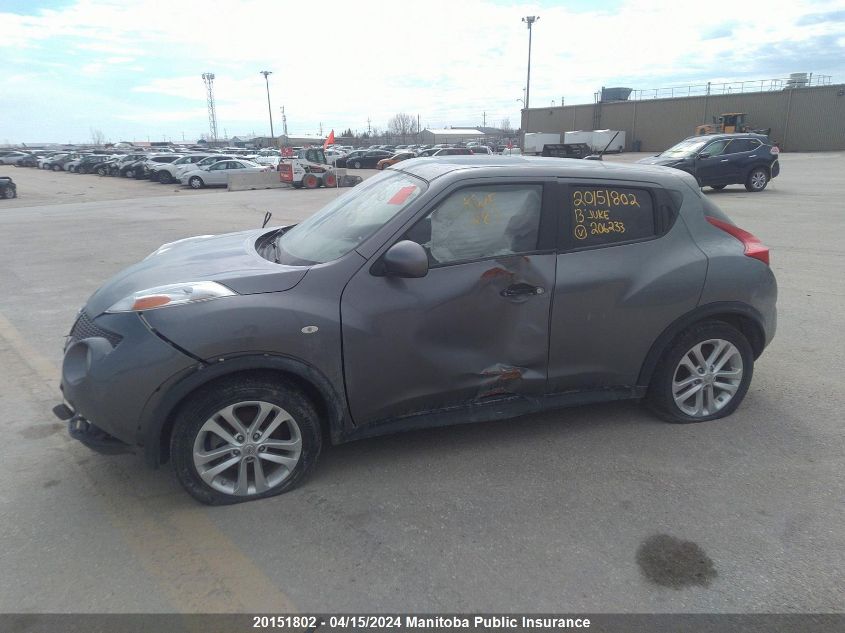 2013 Nissan Juke Sl VIN: JN8AF5MV1DT206233 Lot: 20151802