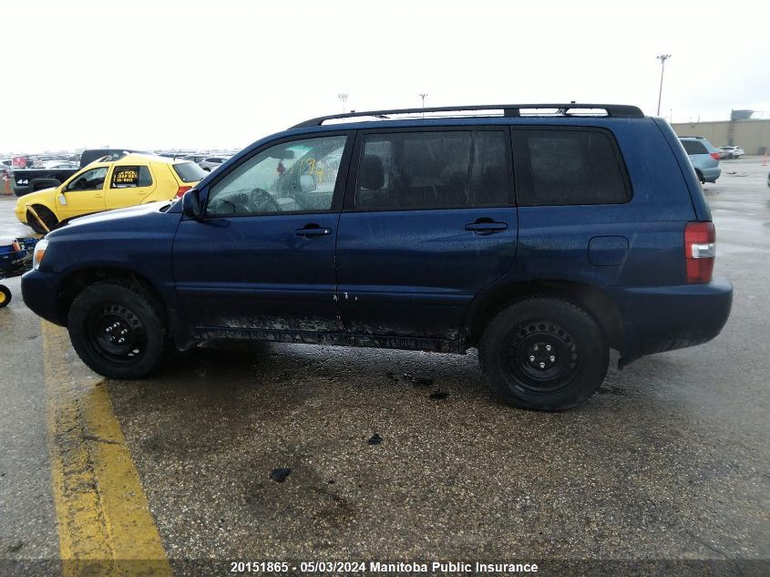 2006 Toyota Highlander V6 VIN: JTEEP21AX60155700 Lot: 20151865