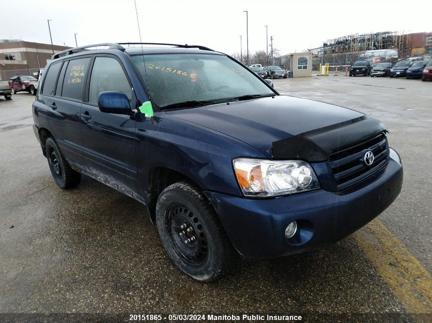 2006 Toyota Highlander V6 VIN: JTEEP21AX60155700 Lot: 20151865