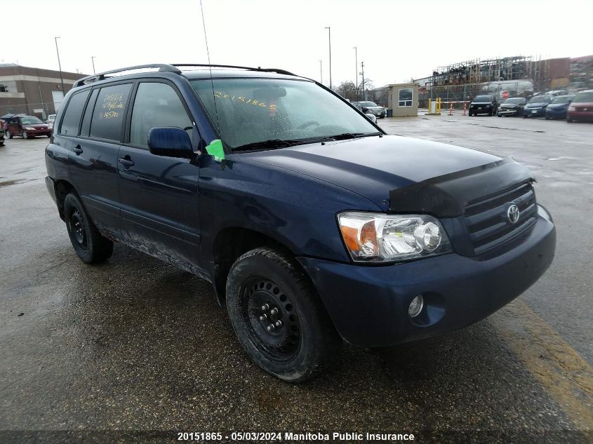 2006 Toyota Highlander V6 VIN: JTEEP21AX60155700 Lot: 20151865