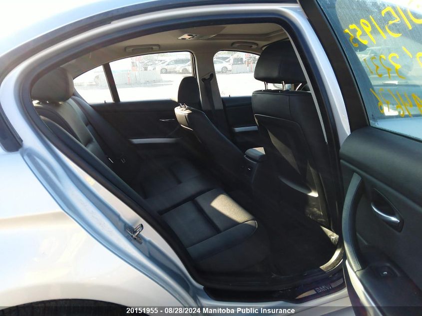 2010 BMW 323I VIN: WBAPG7C55AA794626 Lot: 20151955