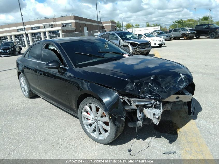 2017 Audi A4 2.0T Quattro VIN: WAUANAF49HN015758 Lot: 20152124