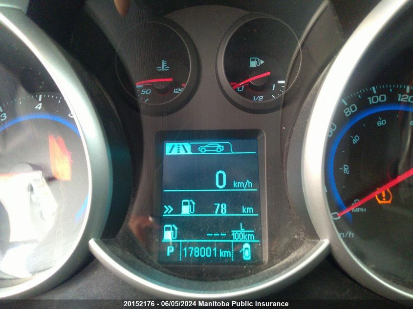 2016 Chevrolet Cruze Lt Turbo VIN: 1G1PE5SB1G7105796 Lot: 20152176