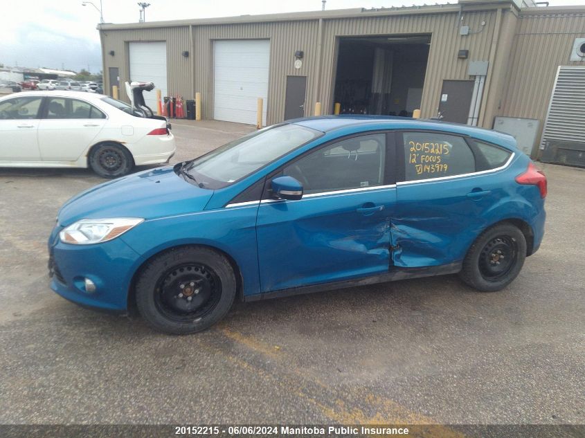 2012 Ford Focus Se VIN: 1FAHP3M23CL143979 Lot: 20152215