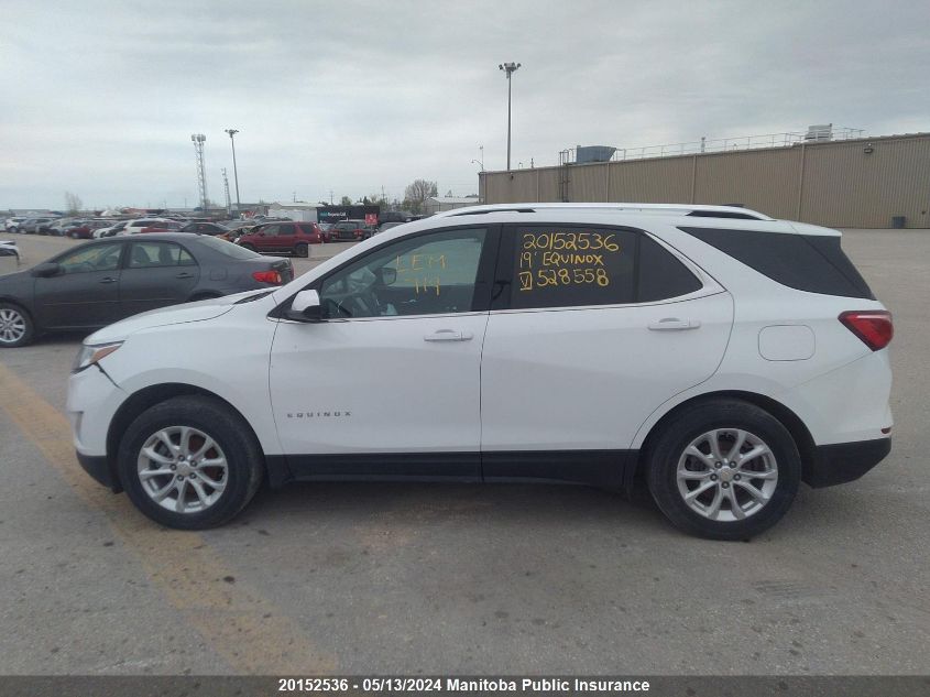 2019 Chevrolet Equinox Lt VIN: 3GNAXWEU2KS528558 Lot: 20152536