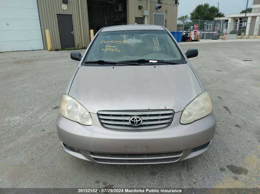 2003 Toyota Corolla Ce VIN: 2T1BR32EX3C714155 Lot: 20152552