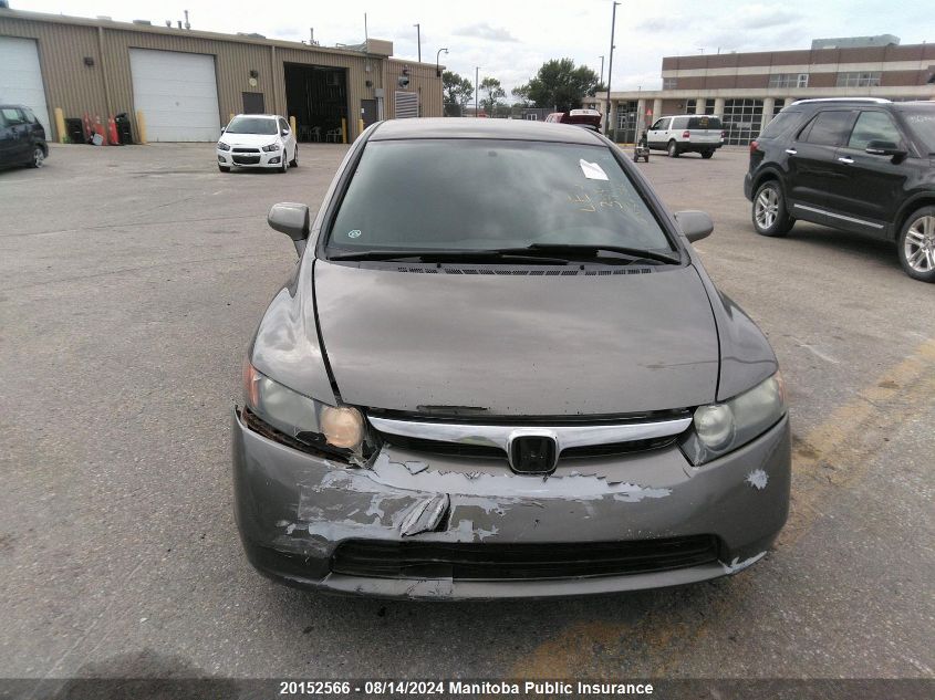 2007 Honda Civic Lx VIN: 2HGFA16517H106786 Lot: 20152566