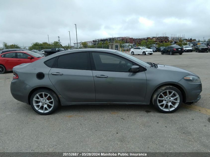 2013 Dodge Dart Sxt VIN: 1C3CDFBAXDD290888 Lot: 20152687