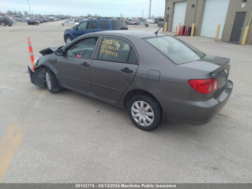 2005 Toyota Corolla Ce VIN: 2T1BR32E35C902499 Lot: 20152774