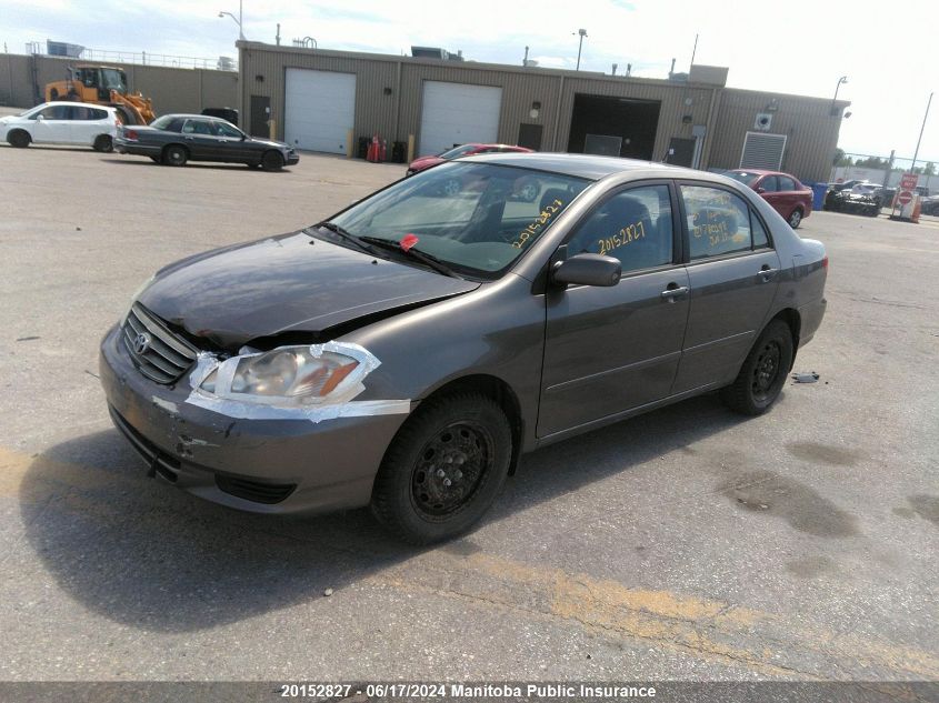 2004 Toyota Corolla Le VIN: 2T1BR32E84C780298 Lot: 20152827