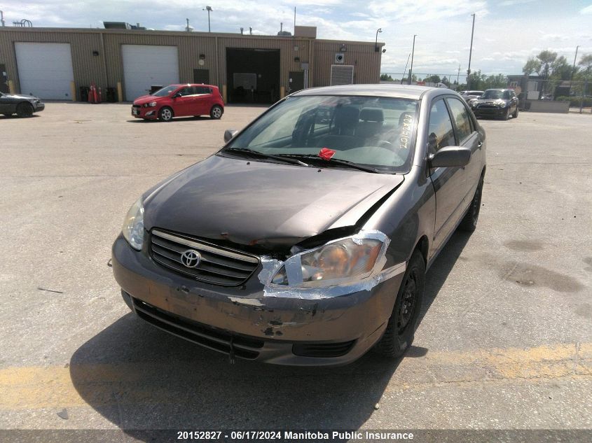 2004 Toyota Corolla Le VIN: 2T1BR32E84C780298 Lot: 20152827