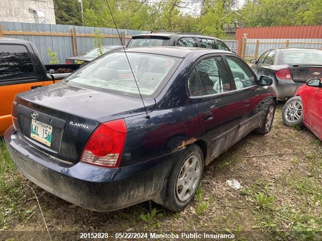 2005 Hyundai Elantra Gl VIN: KMHDM45D85U998757 Lot: 20152828