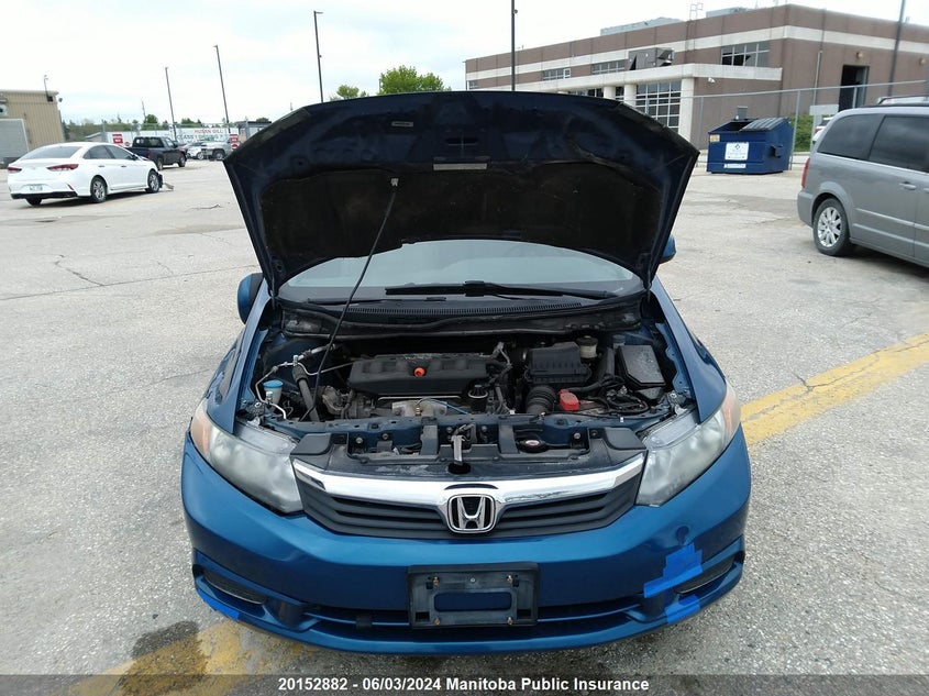 2012 Honda Civic Ex VIN: 2HGFB2E59CH040082 Lot: 20152882