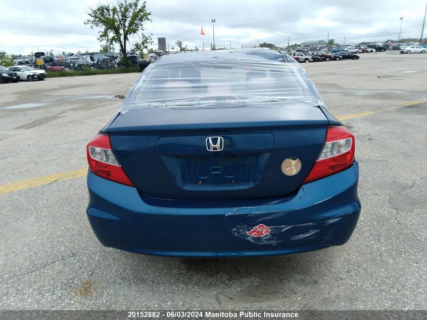 2012 Honda Civic Ex VIN: 2HGFB2E59CH040082 Lot: 20152882