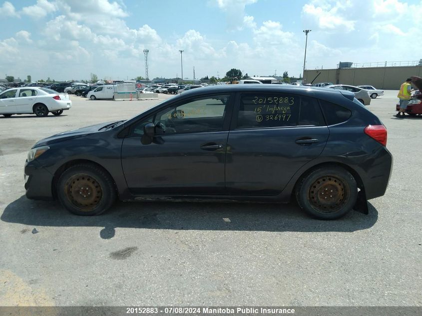 2015 Subaru Impreza 2.0I VIN: JF1GPAC69FG326997 Lot: 20152883