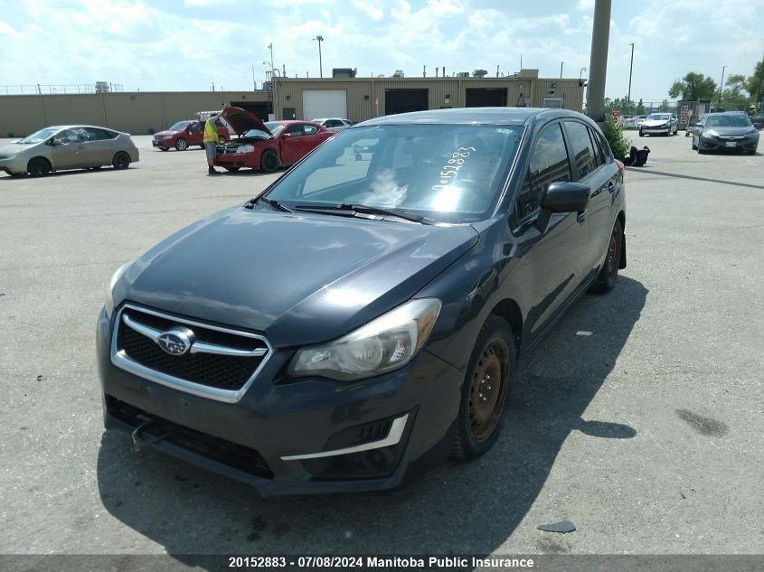2015 Subaru Impreza 2.0I VIN: JF1GPAC69FG326997 Lot: 20152883