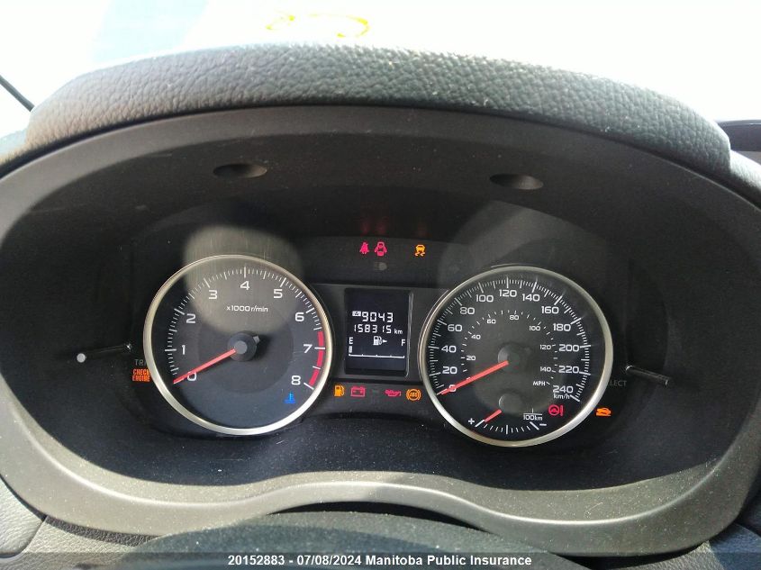 2015 Subaru Impreza 2.0I VIN: JF1GPAC69FG326997 Lot: 20152883