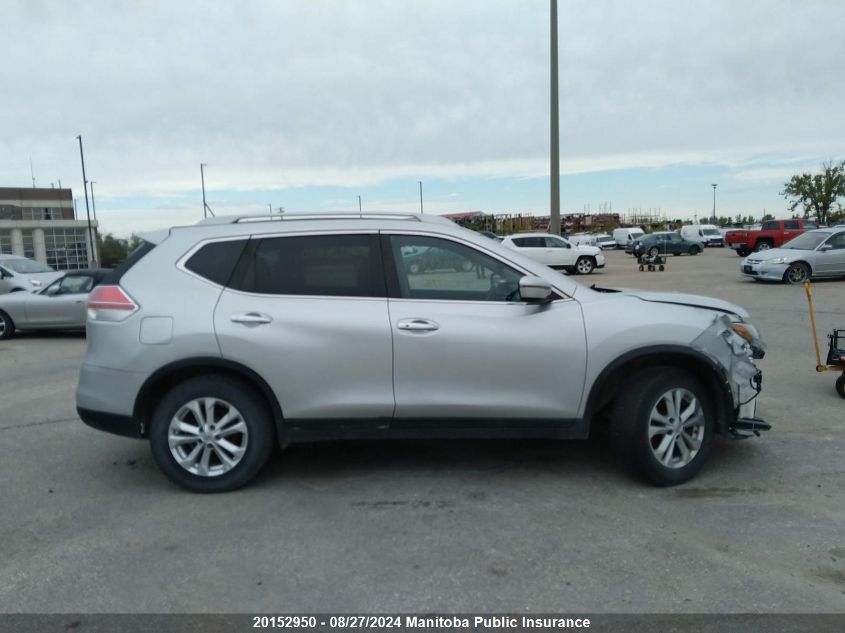 2016 Nissan Rogue Sv VIN: 5N1AT2MV5GC870795 Lot: 20152950