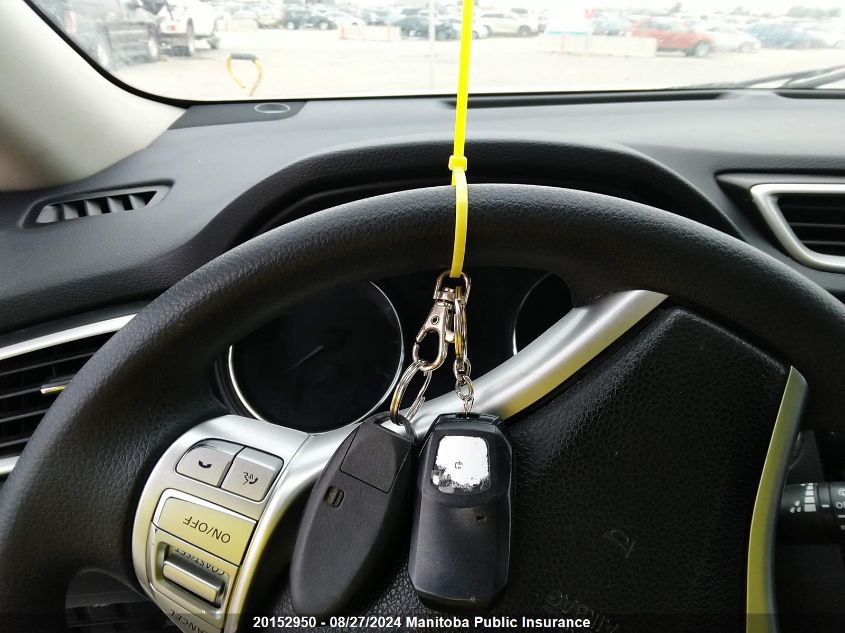 2016 Nissan Rogue Sv VIN: 5N1AT2MV5GC870795 Lot: 20152950