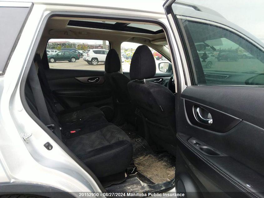 2016 Nissan Rogue Sv VIN: 5N1AT2MV5GC870795 Lot: 20152950