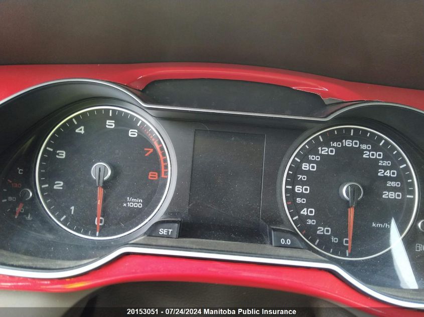 2013 Audi A4 2.0T Quattro VIN: WAUBFCFL3DN050410 Lot: 20153051